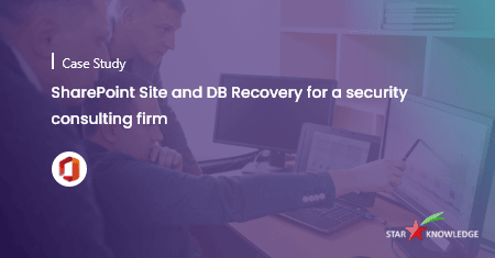 SharePoint Site and DB Recovery