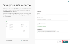 How To Create a SharePoint Site