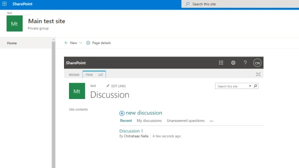 sharepoint discussion board 