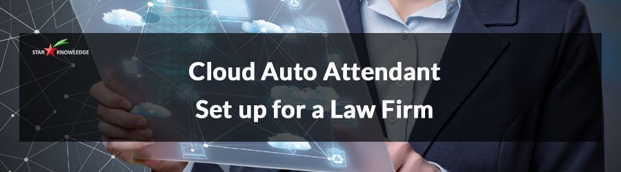 cloud auto attendant