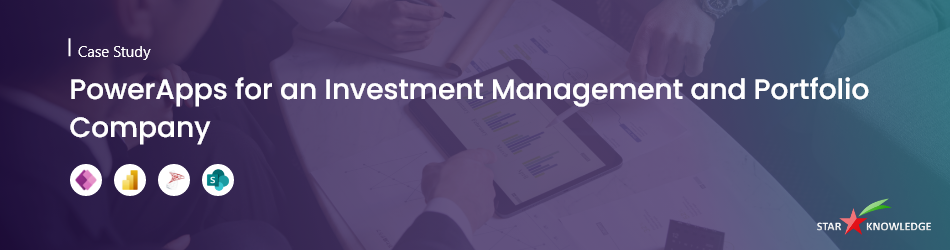 PowerApps portals for investment management company