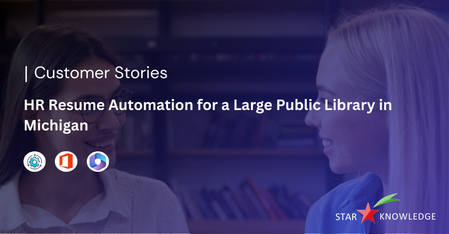 HR Resume Automation for a Large Public Library in Michigan