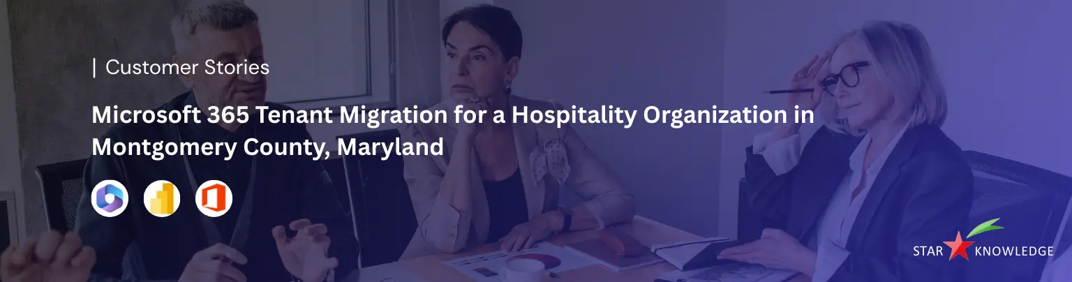 Microsoft 365 Tenant Migration for a Hospitality Organization in Montgomery County,
