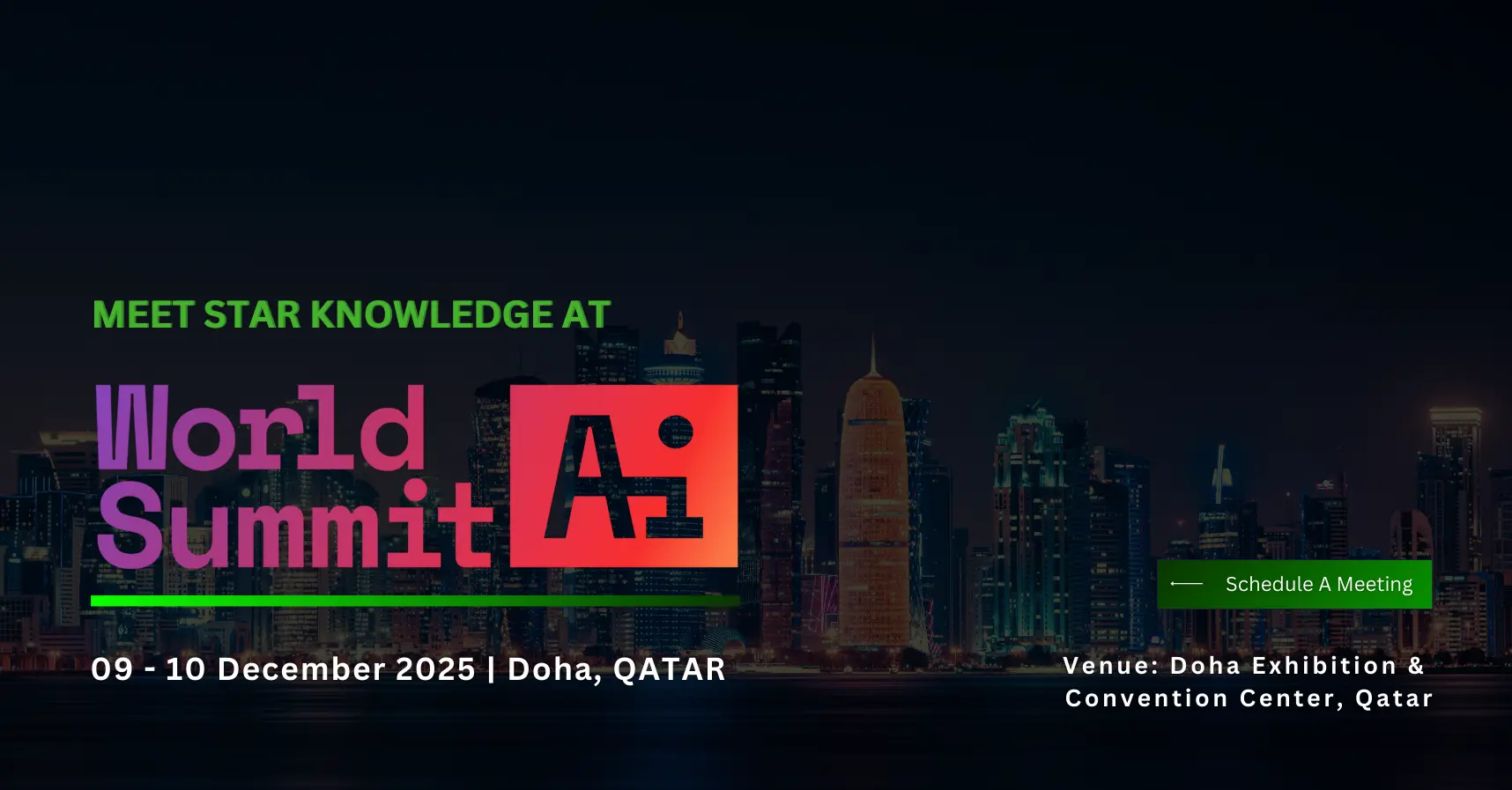 World Summit AI Qatar 2025 – Global AI Innovation & Insights by Star Knowledge